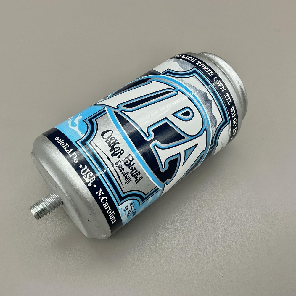 Oskar Blues Brewery IPA Beer Tap Handle Can Silver Blue Colorado USA‎ Decor